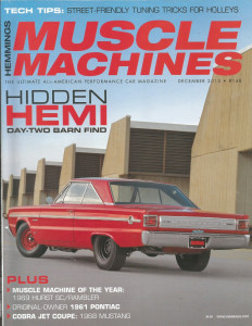 HEMMINGS MUSCLE MACHINES 2015 DEC - 428CJ, HEMI, SCRAMBLER, T-BIRD